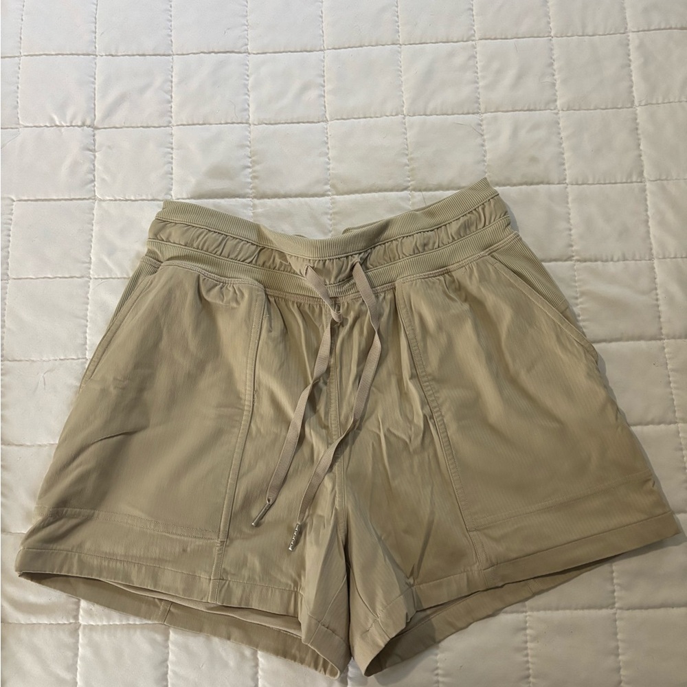 lululemon athletica Tan Cargo Shorts